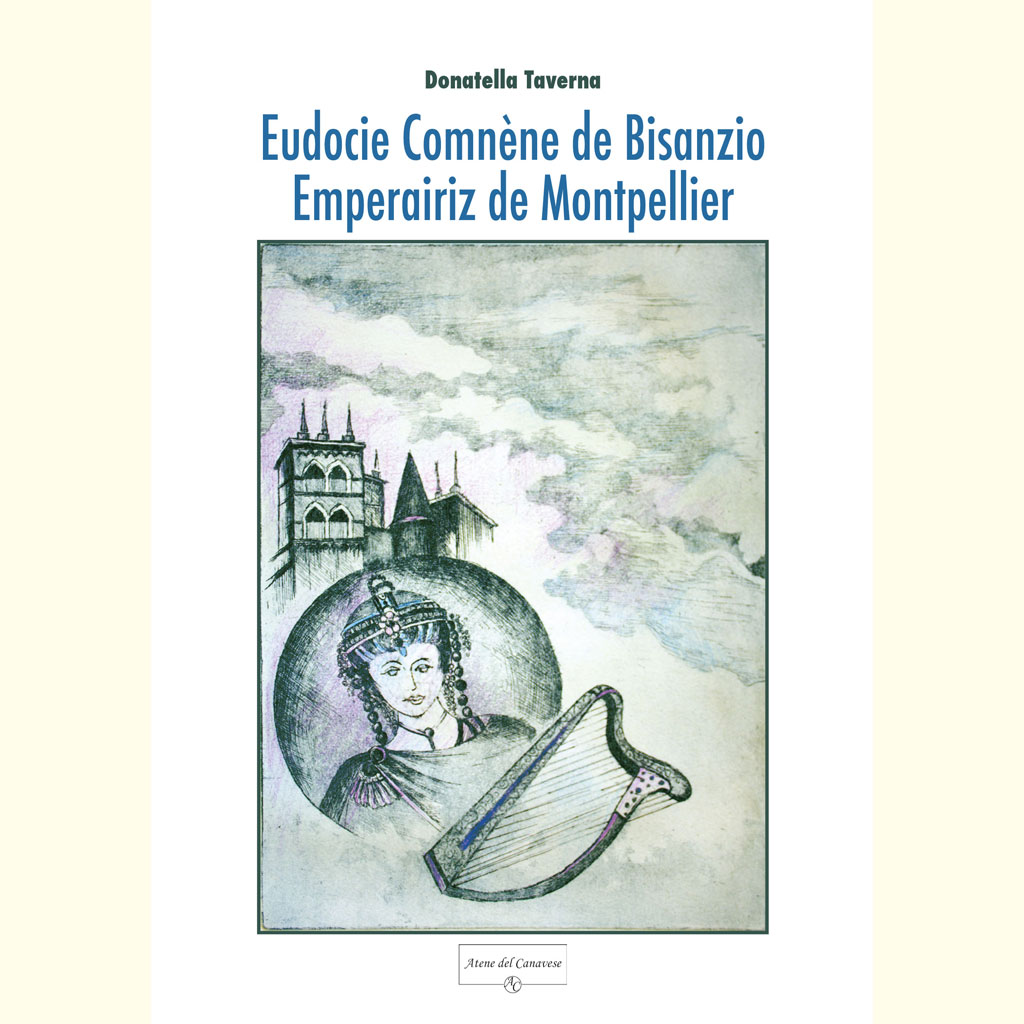 La vie d’Eudocie Comnène (1160-1203), une princesse Byzantine mariée dans les merveilleuses terres d’Occitanie, où vivent les fées, est avant le mariage une vie douleureuse; répudiée par le roi qu’elle devait recevoir en époux, derobée de sa dot, abandonnée, puis, selon la tradition fabuleuse, accueillie par un chevalier gentil qui tombe amoureux et se marie avec elle. L’histoire est à peine un peu differente, mais elle vit le temps des troubadours de Provence, puis la tragédie de la Croisade contre les Albigeois, un des siècles les plus intéressants et les plus riches d’évenements dans toute l’histoire d’Occident. Un mariage fut établi en 1174 avec Alphonse d’Aragon, ou peut être avec son frère Raimond Bérenger de Provence. Par un long voyage l’épouse traverse d’Est à Ouest la Méditerranée: en Italie, elle fait escale seulement à Pise, pas à Venise ou Gênes. Réfusée par son époux, car le mariage n’avait pou lui aucun interêt politique, elle se maria enfin en 1181 avec Guillaume de Montpellier; toutefois ce mariage ne fut pas si heureux. Cinq ans plus tard Eudocie fut répudiée et envoyée dans un couvent. Pendant ces cinq ans néanmoins à la court viennent troubadours et philosophes, chrétiens et musulmans, et l’on construit une des Universités les plus prestigieuses de France. Les contes populaires ont fait d’Eudocie une sorte de Reine de Saba, riche de splendeur et de trésors. Avec elle, d’autres femmes riches de charme, comme Eléonore d’Aquitaine ou bien la Damsel de Chypre, Garsende de Provence ou bien Azalaïs femme d’en Barral, Marie de Montpellier et la mystérieuse Rupenide femme d’Isaac Comnène….